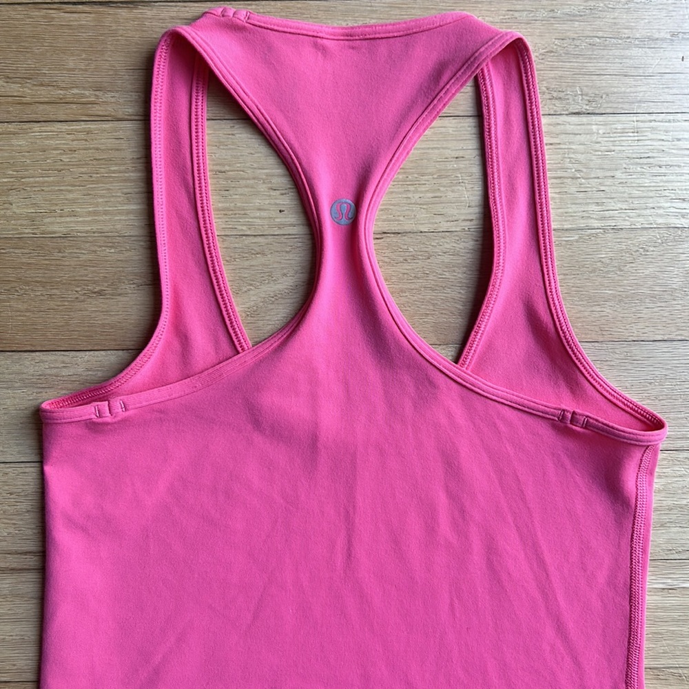 Pink Lululemon tank see measurements for sizing - Picture 5 of 12